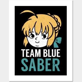 Team Blue Saber Posters and Art